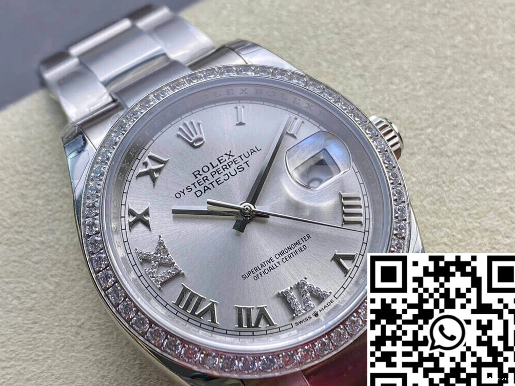 Datejust M126284RBR-0022 Factory Bezel Diamond-set Rolex EW 0119